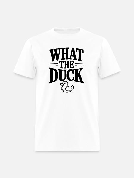 What The Duck - Men's T-Shirt - white