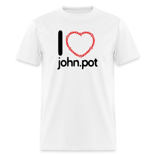 I Love John.pot - Men's T-Shirt