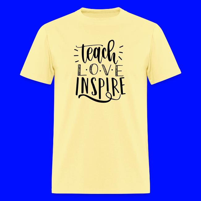 Teach Love Inspire Cute Teacher T-Shirts