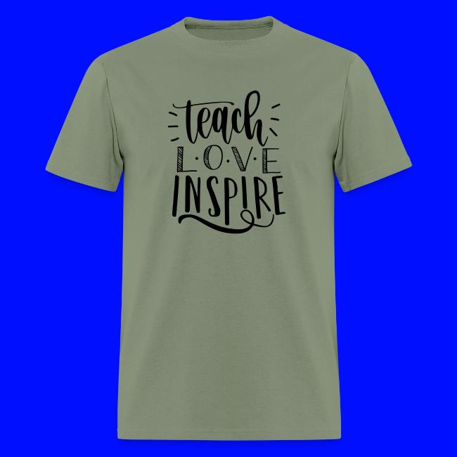 Teach Love Inspire Cute Teacher T-Shirts