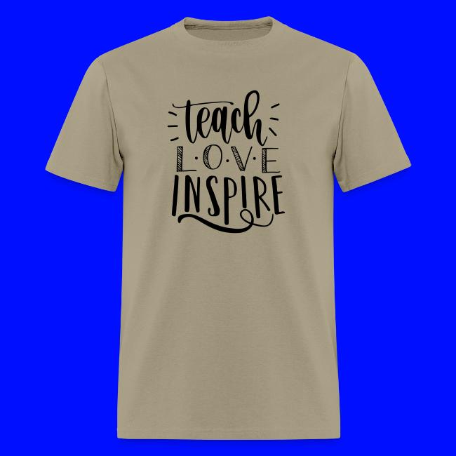 Teach Love Inspire Cute Teacher T-Shirts