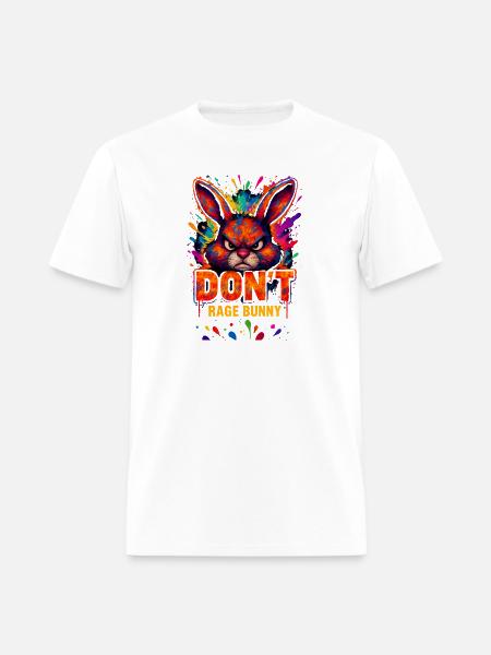 Rage_Bunny - Men's T-Shirt - white