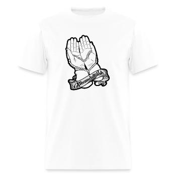 Praying Hands - Men's T-Shirt - white - Front - Jose (178cm)