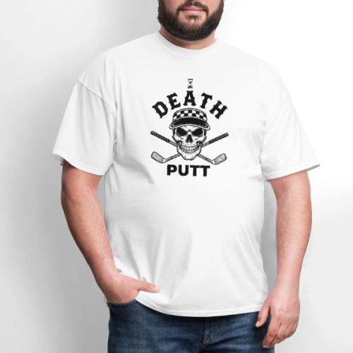 DEATH PUTT - Gothic Golf Gift Tee - Skull & Putter - Men's T-Shirt
