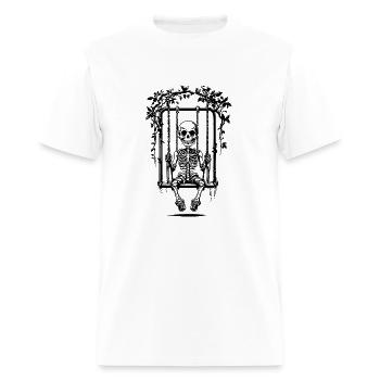 Balançoire squelette - T-shirt Homme - blanc - Devant - Jose (178cm)