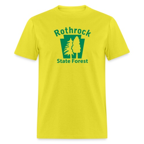 Rothrock State Forest Keystone (w/trees) - Men's T-Shirt