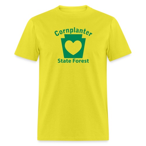 Cornplanter State Forest Keystone Heart - Men's T-Shirt