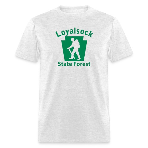 Loyalsock State Forest Keystone Hiker male - Men's T-Shirt
