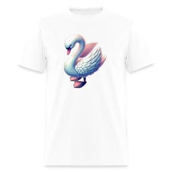 WHITE SWAN - Men's T-Shirt - white - Front - Jose (178cm)