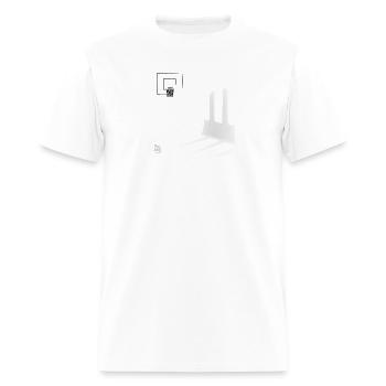 Basketball Shadow - Men's T-Shirt - white - Front - Jose (178cm)