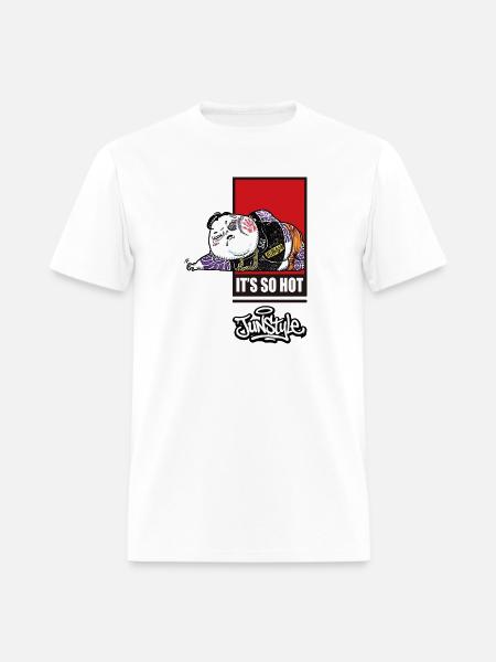 JunStyle Premium Streetwear Fury Heatwave 08 - Men's T-Shirt - white
