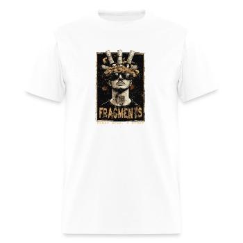 Corksy Fragments The Rebel – QR Edition - Men's T-Shirt - white - Front - Jose (178cm)