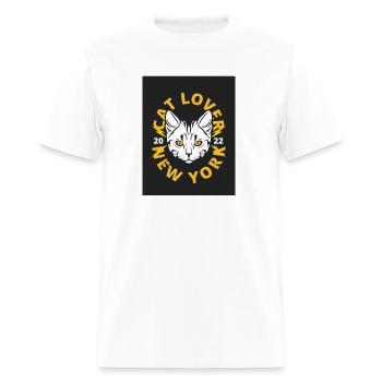 Cat lover - Men's T-Shirt - white - Front - Jose (178cm)
