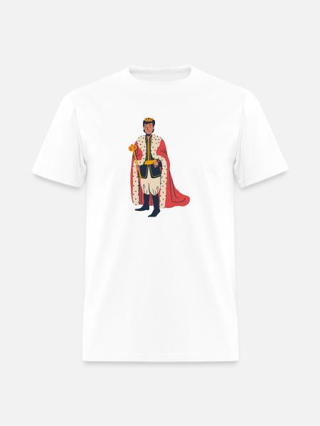 king - Men's T-Shirt - white