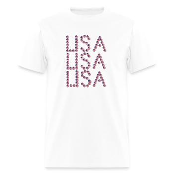 USA USA USA Chant - Men's T-Shirt - white - Front - Jose (178cm)