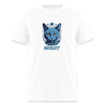 beauty of cats cats lovers - Men's T-Shirt - white - Front - Jose (178cm)