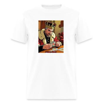 King's Shuffle - Men's T-Shirt - white - Front - Jose (178cm)
