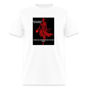 Female Monk - Men's T-Shirt - white - Front - Jose (178cm)