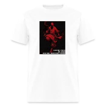 Male Monk - Men's T-Shirt - white - Front - Jose (178cm)
