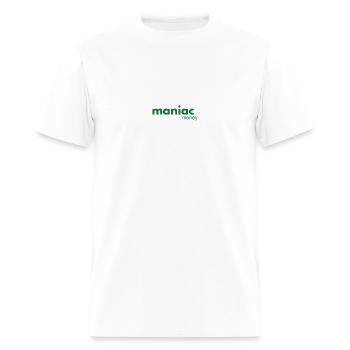 maniac money cool design - Men's T-Shirt - white - Front - Jose (178cm)