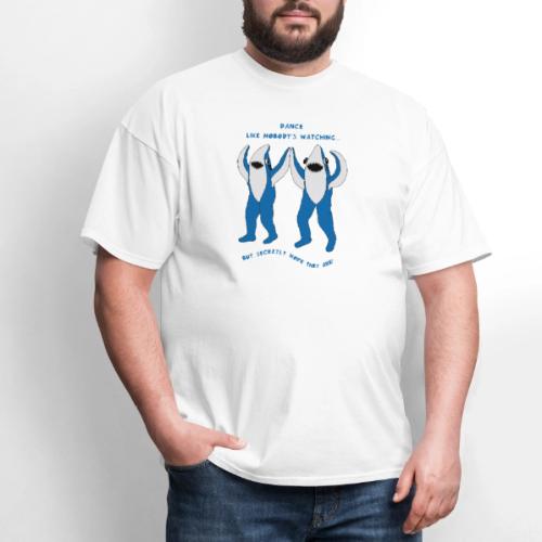 Dancing Sharks - Dance Like Nobody's Watching - Men's T-Shirt