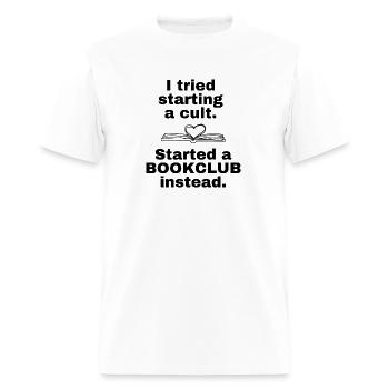 Cult Bookclub - Men's T-Shirt - white - Front - Jose (178cm)