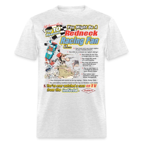 racing white only - Men's T-Shirt