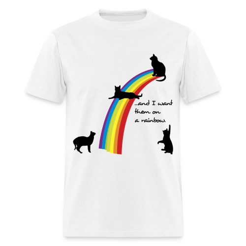 rainbow cats - Men's T-Shirt