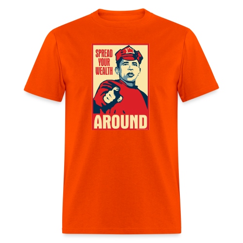 Obama Red Army Soldier: Spread your wealth around - Men's T-Shirt