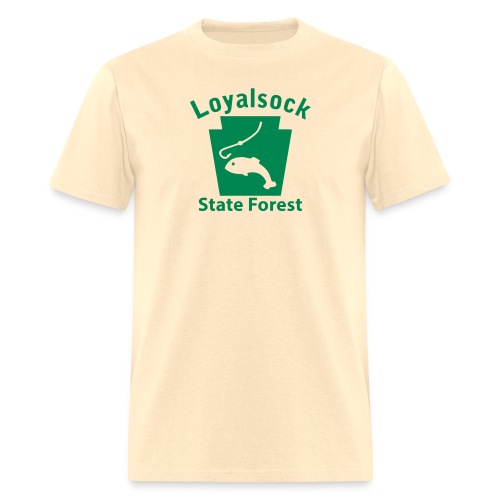 Loyalsock State Forest Fishing Keystone PA - Men's T-Shirt