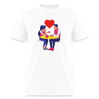 Couples lovers, lovers, couples, love, couple, gir - Men's T-Shirt - white - Front - Jose (178cm)