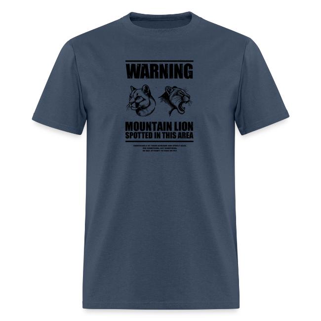 Mountain Lion Warning