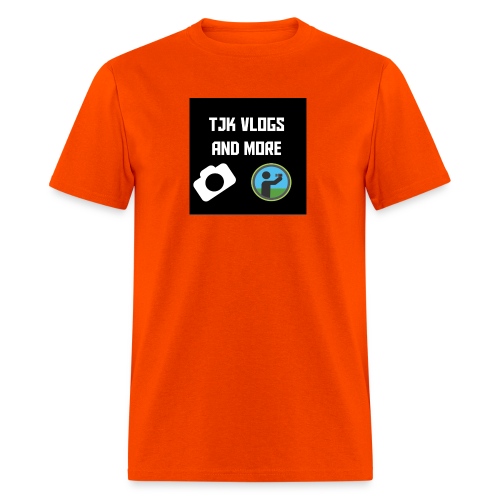 TJK Vlogs and More logo clothing - Men's T-Shirt