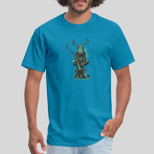 Leshy Grey/Turquoise - Men's T-Shirt