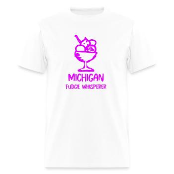 Michigan Tourist Whisperer Funny - Men's T-Shirt - white - Front - Jose (178cm)