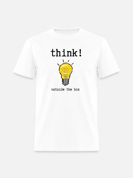 Think outside the box - Men's T-Shirt - white