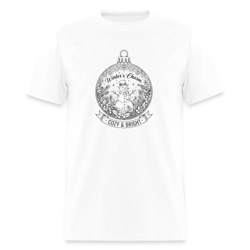 Festive Snowman T-Shirt - Men's T-Shirt