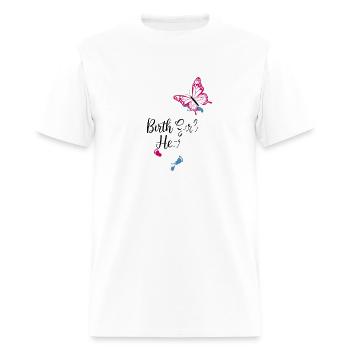 Birth girl heart - Men's T-Shirt - white - Front - Jose (178cm)