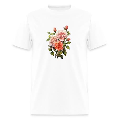Pink Roses - Men's T-Shirt