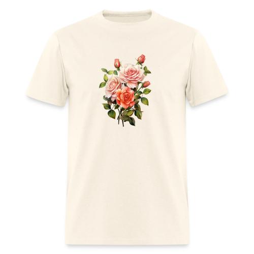 Pink Roses - Men's T-Shirt
