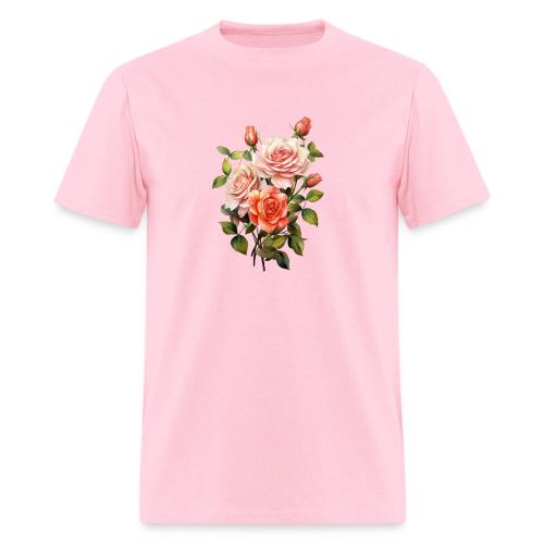 Pink Roses - Men's T-Shirt