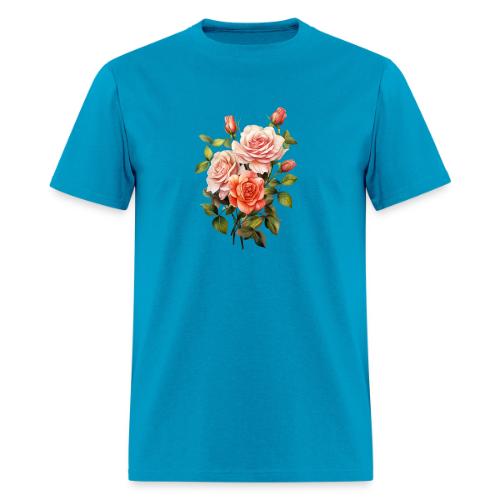 Pink Roses - Men's T-Shirt