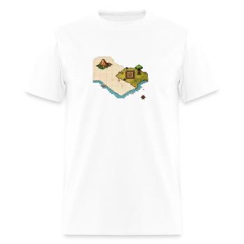 Treasure island - Men's T-Shirt - white - Front - Jose (178cm)