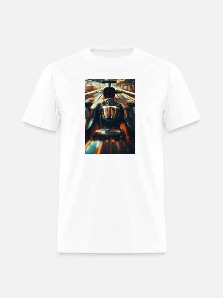 Neon Velocity Racer - Men's T-Shirt - white