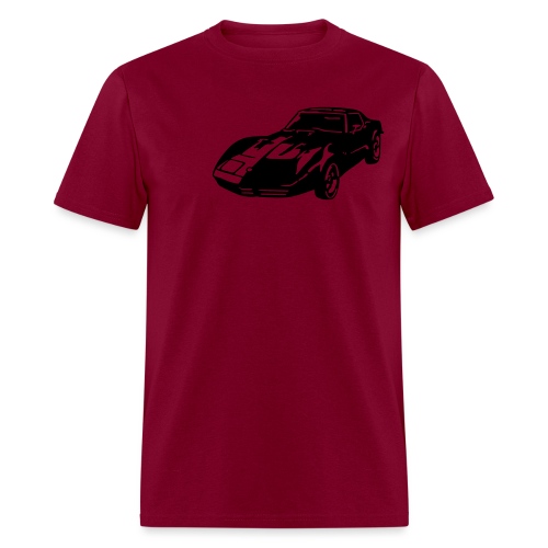 auto_80s_chevrolet_corvette_1c - Men's T-Shirt
