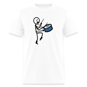 Show fanfare with drummer - Men's T-Shirt - white - Front - Jose (178cm)