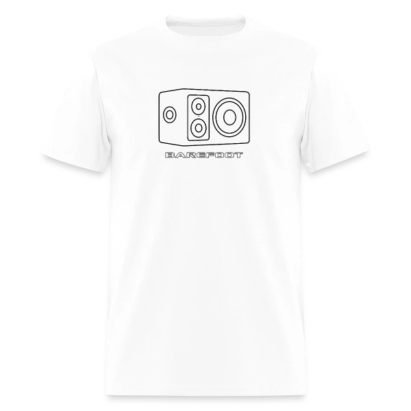 Linear White Footprint®03 - Men's T-Shirt