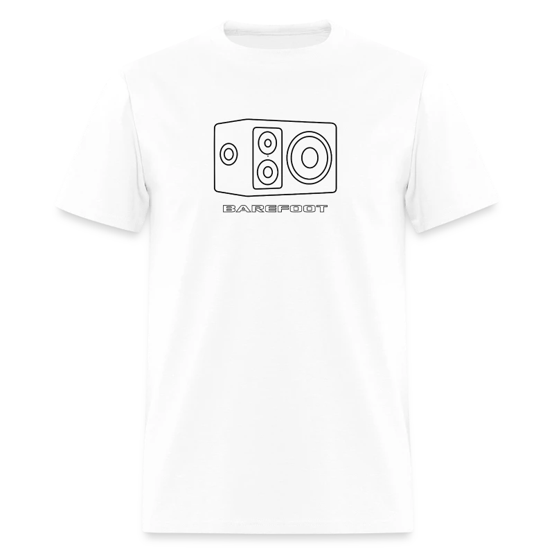 Linear White Footprint®03 - Men's T-Shirt