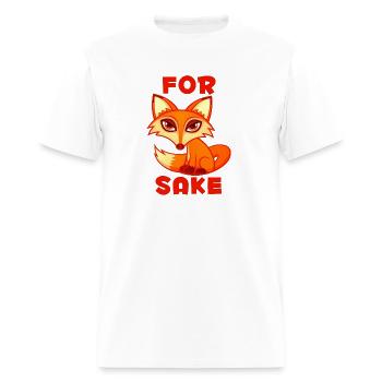 Sake For Fox - Men's T-Shirt - white - Front - Jose (178cm)