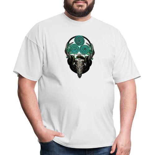 The Antlered Crown (White Text) - Men's T-Shirt